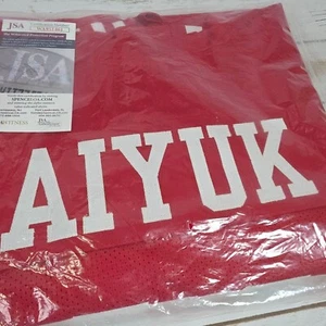 Brandon Aiyuk signed handsigniert rot Trikot JSA zertifiziert Authentic Witnessed Pr - Bild 1 von 7