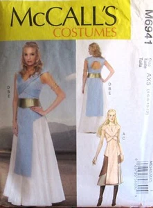 McCalls 6941 Mujer 4-12 Diosa Griega Juego de Tronos Daenerys Disfraz Patrón - Imagen 1 de 2