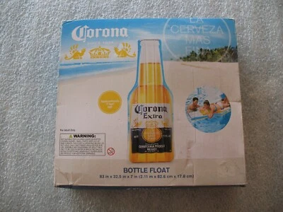 BOTELLA DE CERVEZA EXTRA INFLABLE CORONA FLOTADOR-PLAYA O PISCINA Foto 1 de 3