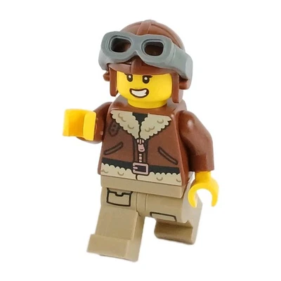 LEGO® City Airplane Jabonera Coche de Carreras Piloto Mujer Minifigura™ cty1844 Foto 1 de 3