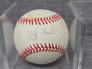Yogi Berra Signed Autographed Baseball HOF OBAL with Case - Picture 1 of 5