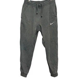 Pantalones deportivos Nike Joggers para hombre medianos lisos negros de vellón descoloridos para correr  - Imagen 1 de 10