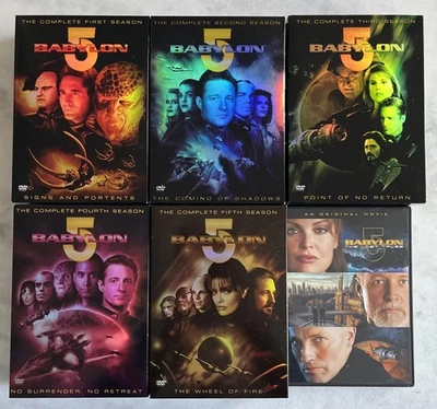Babylon 5 - The Complete Series + Movie (DVD, 2004) Seasons 1-5, Lost Tales, OOP - Image 1 of 4