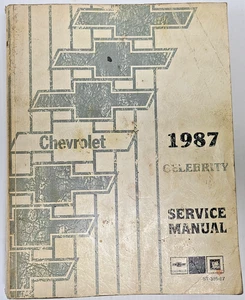 Chevrolet Celebrity General Motors 1987 manual de servicio de taller ST365-87 - Imagen 1 de 7