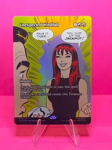 MTG Universes Beyond Marvel Unexpected Windfall Borderless Foil NM - Bild 1 von 2