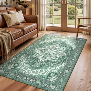 3x5 Area Rugs for Living Room, Machine Washable Rug Non Slip Stain Resistance... - Picture 1 of 8