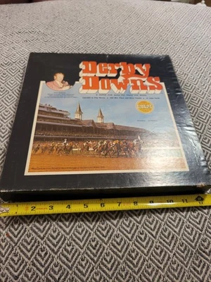 Vintage 1973 Derby Downs Board Game- Horse Racing- Record- Works- Great Games - Image 1 of 4