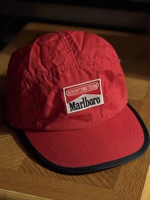 Novo Vintage Marlboro Adventure Team 5 Painel Fivela Strapback Novo com etiquetas Tamanho Único Anos 90 - Imagem 1 de 4