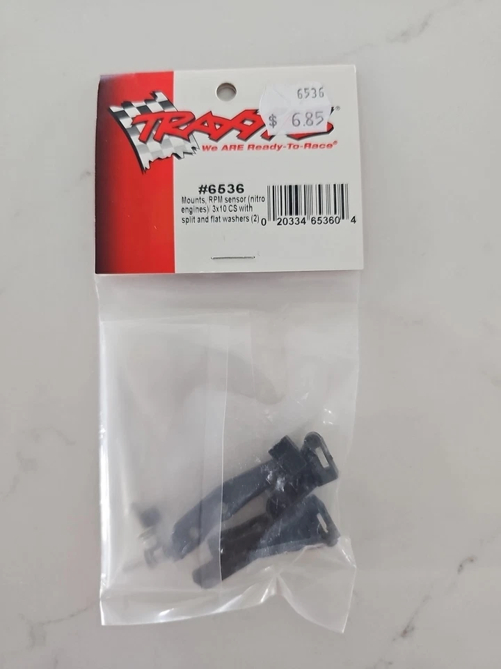 Traxxas 6536 Mounts RPM Sensor 3x10mm CS Nitro Slash (2) - Image 1 of 1