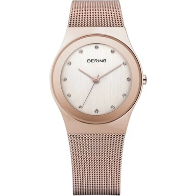 Bering Women's Quartz Watch, 27 mm Stainless-Steel Case and Dial, Milanese Strap - Immagine 1 di 3