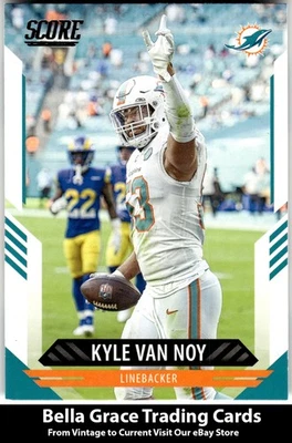 2021 Score Kyle Van Noy #35 Miami Dolphins NFL Football - Image 1 of 2