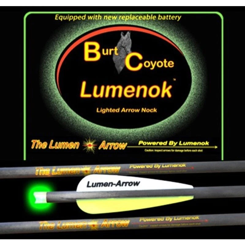 Lumenok Xbow Arrow 20" Media Luna Leva Iluminada Verde Carbono - BECC3G Foto 1 de 1