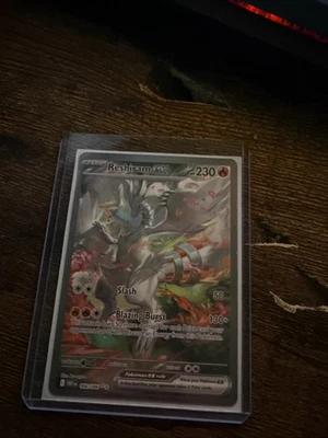 Tarjeta Pokémon japonesa holográfica rara secreta arte completo Reshiram EX 166/086 Foto 1 de 2