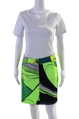 Mini Skort Feminino Jamie Sadock Fecho de Botão Bainha Fenda Multicolorido Tamanho 12 - Imagem 1 de 4