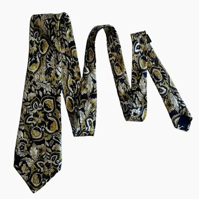 Corbata PAUL SMITH Para Hombre 100% Seda ITALIA Lujo Diseñador Floral Hecha a Mano Foto 1 de 4