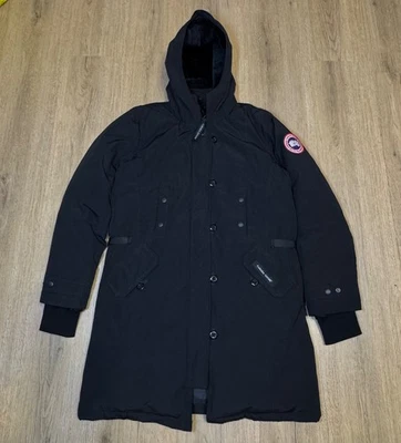 Women's Canada Goose Kensington Black Down Parka Jacket Size S - Image 1 of 4