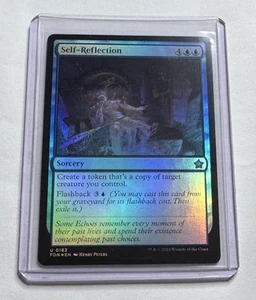 Self-Reflection #163 Foundations Foil Sorcery MTG NM/M - Picture 1 of 2