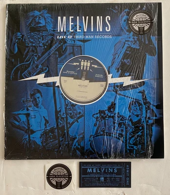 MELVINS Live At Third Man Records LP + Ticket & Sticker King Buzzo Dale Crover Foto 1 de 4
