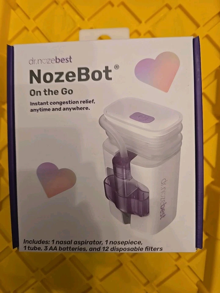Dr. Noze Best® - NozeBot On the Go | Aspirador nasal eléctrico para bebé Foto 1 de 1