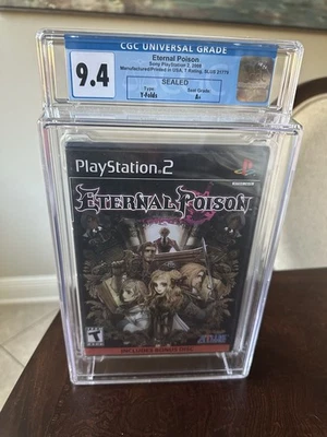 Eternal Poison Sony PlayStation 2 Sealed CGC 9.4 A+ - Image 1 of 2