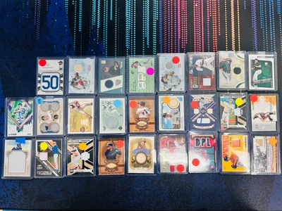 26 Baseball Card Relic Lot; Rookies, Prospects, Numbered, Hall of Fame - Image 1 of 4