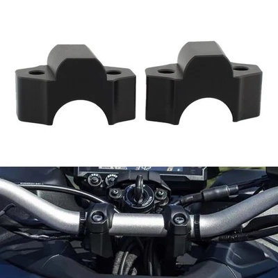 Handlebar Raiser Clamp Extend Mount Fit For Yamaha XJR 1300 XSR900 MT-10 FZ09 - Image 1 of 4