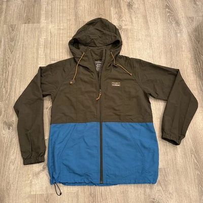 L.L. Bean Classic Mountain Full Zip Jacket - Wondbreaker Gray Blue - Mens Medium - Image 1 of 4