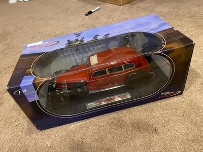 Signature Models Premier Miniature 1:18 1938 Mercedes-Benz 770K Maroon BRAND NEW - Image 1 of 3