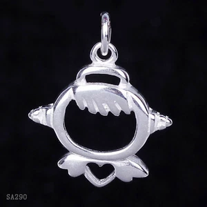 .925 STERLING SILVER DOLL ANGEL CHARM (2M773) For Bracelet, Necklace - Picture 1 of 2