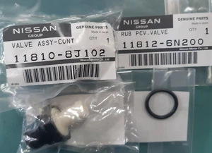 JUEGO GENUINO DE VÁLVULAS Y JUNTAS TÓRICAS PCV PARA NISSAN 350Z Z33,MURANO Z50 3.5L VQ35DE VQ35HR - Imagen 1 de 3
