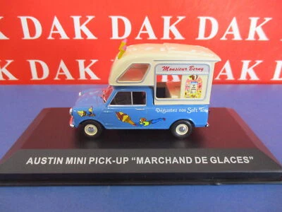 Die cast 1/43 Modellino Auto Pubblicitaria Austin Mini Pick-Up Ice Cream - Immagine 1 di 4