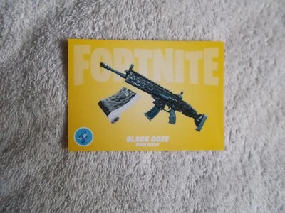 Panini: Fortnite 2021 "BLACK OOZE / BLACK VIOLET" #W15 Trading card Series 3 - Image 1 of 2