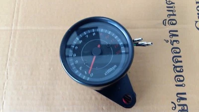 Fit YAMAHA TT225 TT350 TT600 TW200 TACHOMETER  BLACK  [ES812] - Изображение 1 из 4