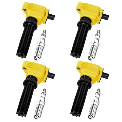 Juego de bobinas de encendido directo y bujía NGK RUTHENIUM HX para Ford EcoSport 2,0 L L4 Foto 1 de 4