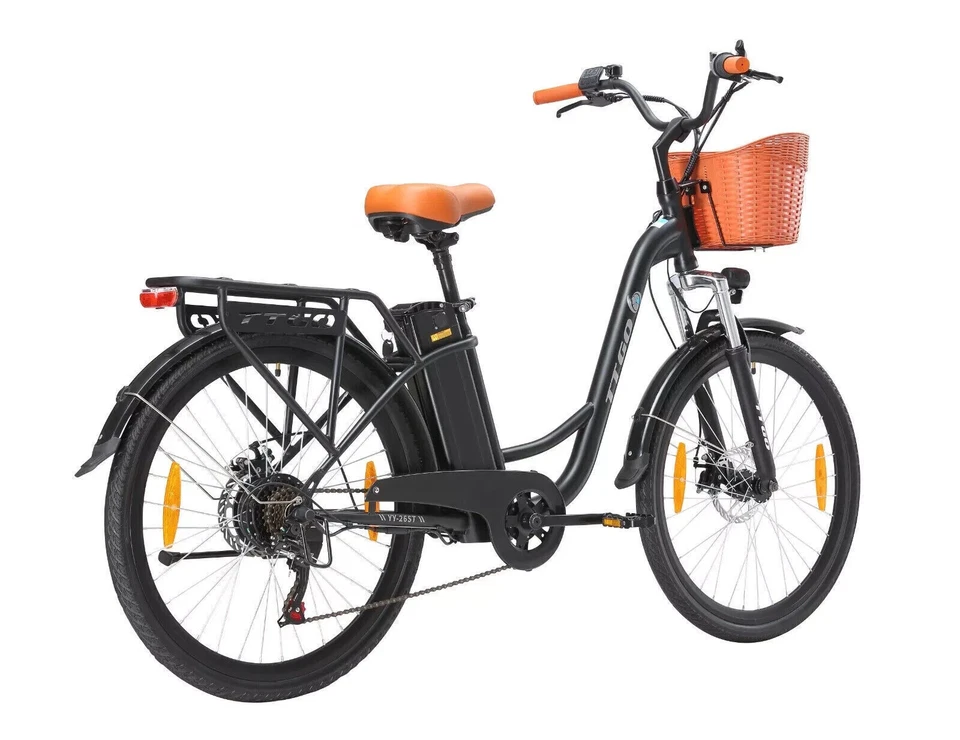 26 Zoll E-bike für Damen/Herren 250W 36V 14.5AH City Elektrofahrrad TTGO YY-26ST