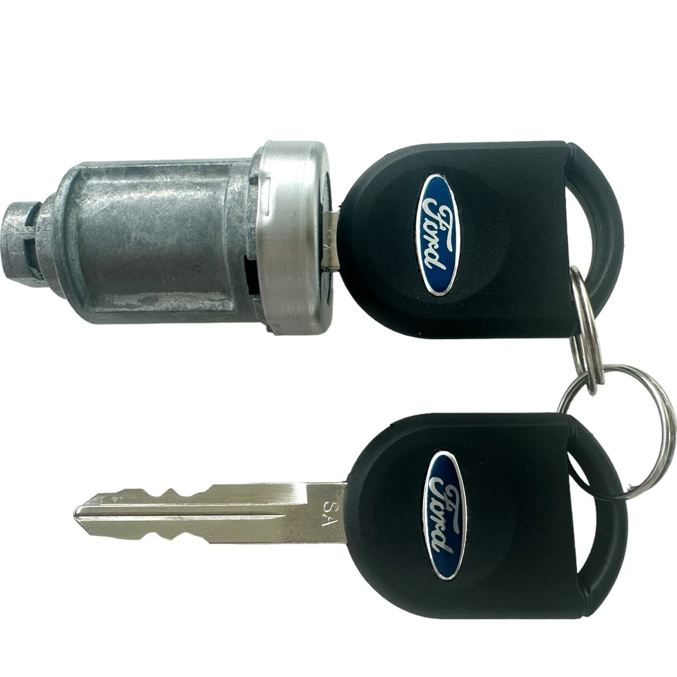 NOVO Ford F250 OEM Cilindro de Trava de Ignição Tumbler com 2 Chaves de Logotipo Ovais OEM - Imagem 1 de 1