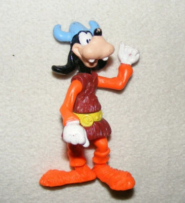 Disney Goofy Plastik Figur als Wickinger teilweise beweglich 10 cm hoch - Bild 1 von 3