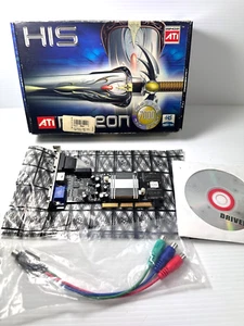 HIS Radeon 7000 RV100 DDR AGP Graphics Card DUAL VGA w/BOX & DISC - Picture 1 of 9