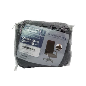 H. Versailtex Size Oversized Black Stretch Office Chair Cover - Picture 1 of 5