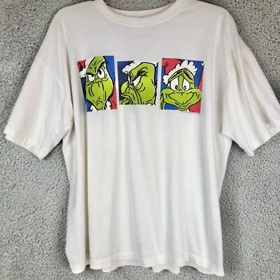 Camiseta De Colección 1996 Dr. Seuss Gato Navidad Grinch Dibujos Animados Talla Grande - Para Hombres o JRs Foto 1 de 4