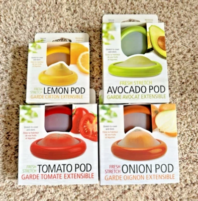 Silicone Fruit Veggie Storage Box Reusable Containers for Fridge - Image 1 of 4