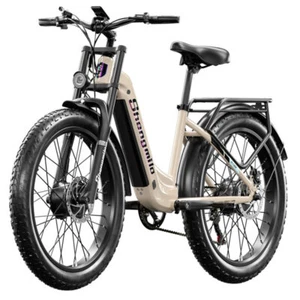 26" E-Bike Shengmilo S700 Electric Bike Dual Motor 48V 17.5Ah E-Mountain Bike - Picture 1 of 22