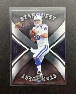 2008 Upper Deck First Edition StarQuest SQ25 Peyton Manning Indianapolis Colts - Picture 1 of 3