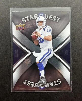 2008 Upper Deck First Edition StarQuest SQ25 Peyton Manning Indianapolis Colts - Image 1 of 3