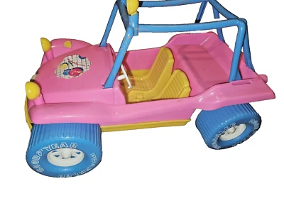Vintage Barbie Pink And Blue 1980s - 1990s Jeep - Image 1 of 4