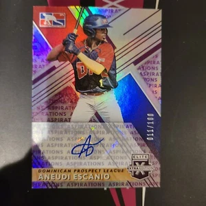 Aneudi Escanio 2019 Elite Extra Edition #202 Purple Aspirations Autograph #/100 - Picture 1 of 10