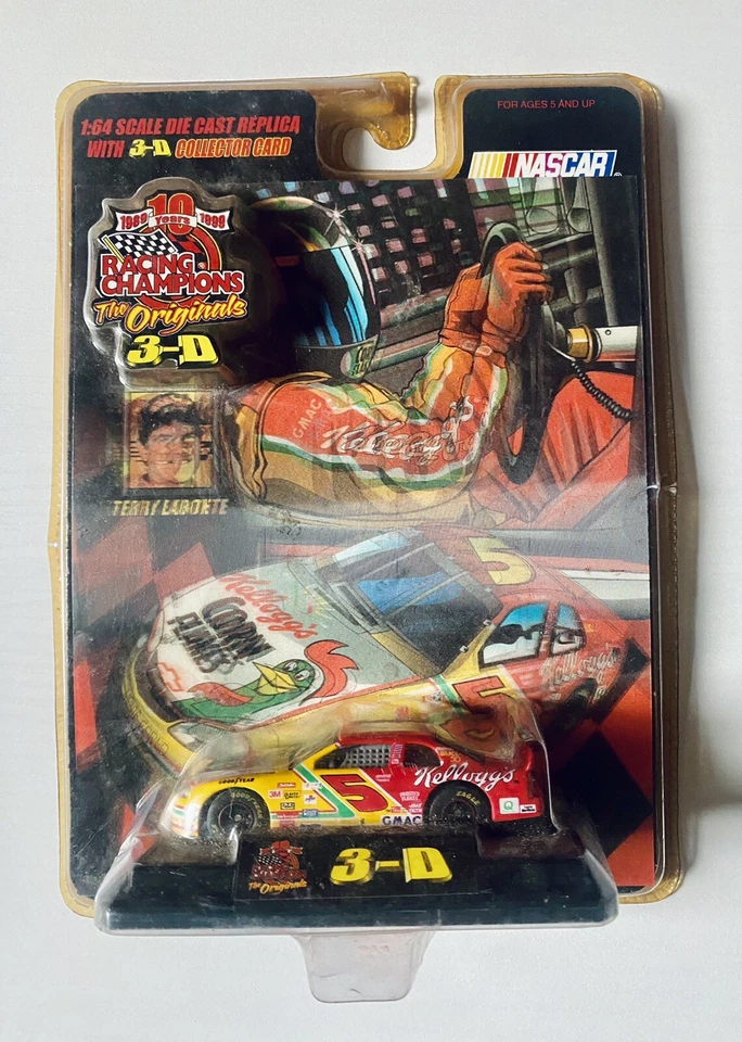 Racing Champions -  Terry Labonte #5 - 3-D Collector Card and 1:64 Die Cast Car - Image 1 of 1