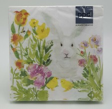 Spring Bunny Cottagecore Table Setting Napkins by PaperProducts Design
