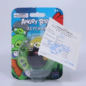SAMPLE Angry Birds PVC Keychain Bomb Bird | 3" 2011 CWT Collection (E11 Variant) - Picture 1 of 7