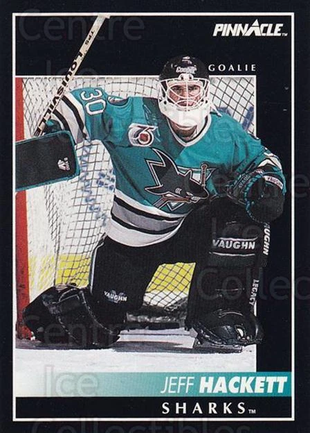1992-93 Pinnacle #105 Jeff Hackett - Image 1 of 1